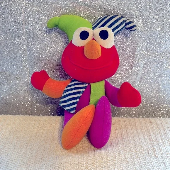 TYCO Toys Sesame Street Elmo Jester Jim Hensons Vintage